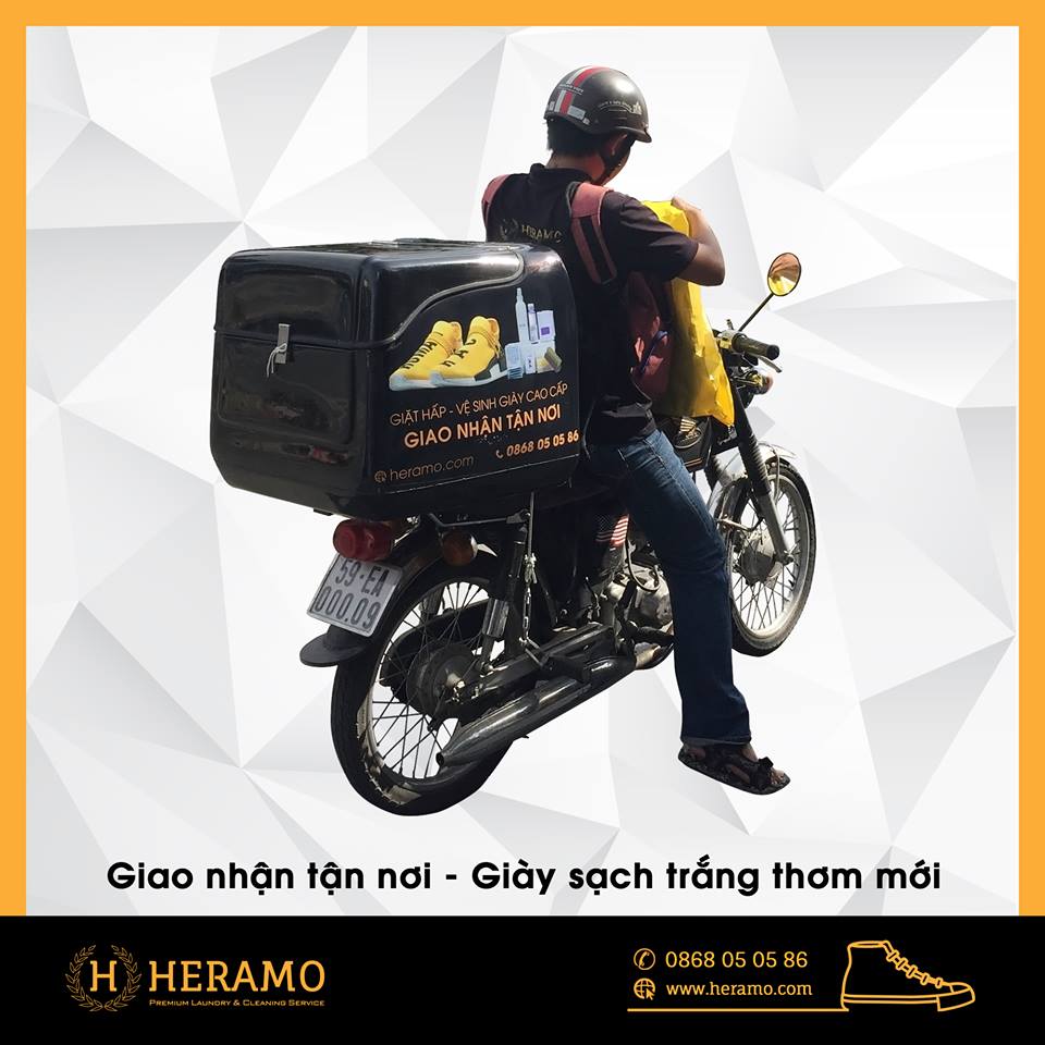 heramo.com - dịch vụ giặt giày HCM