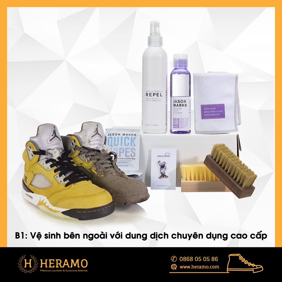 heramo.com - Dịch vụ Vệ sinh giày HCM