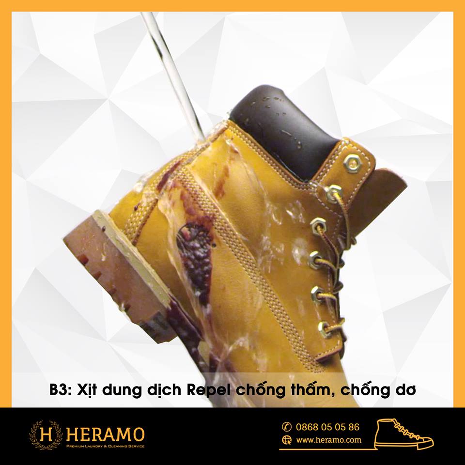 heramo.com - Dịch vụ vệ sinh giày cao cấp của HERAMO cam kết luôn làm bạn hài lòng