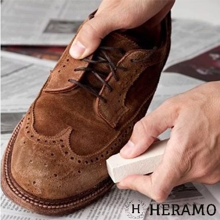 Heramo.com - vệ sinh giày da lộn